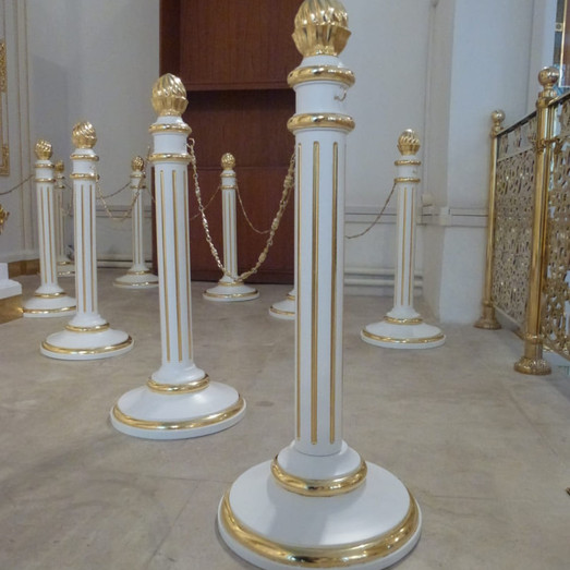 Столбы в Храм Тихвинской иконы Божией Матери